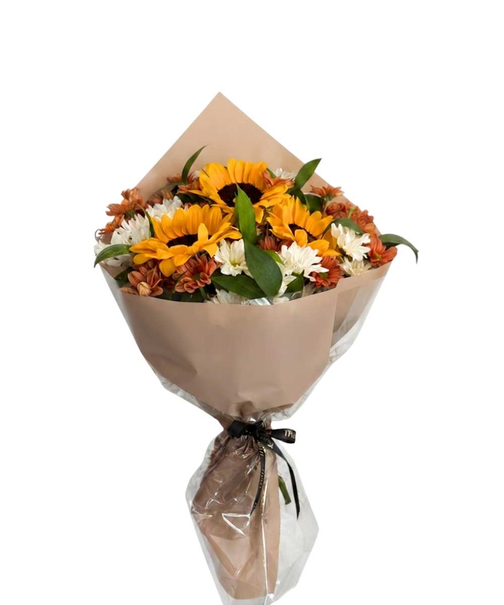 Buquê de Girassóis Premium com flores do campo para presente em Araruama