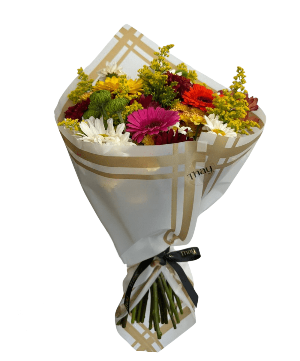 BUQUÊ FLORAL DE GERBERAS