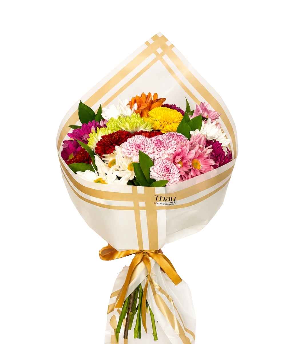 Buquê de flores do campo coloridas para presente em Araruama