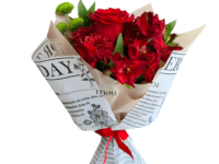 MINI BUQUE DE ROSA VERMELHA