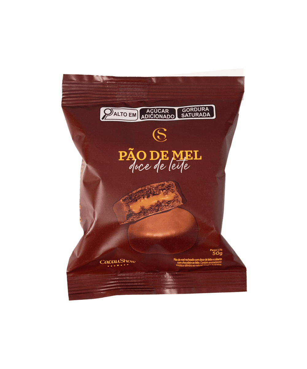Pão de Mel de Doce de Leite 50g