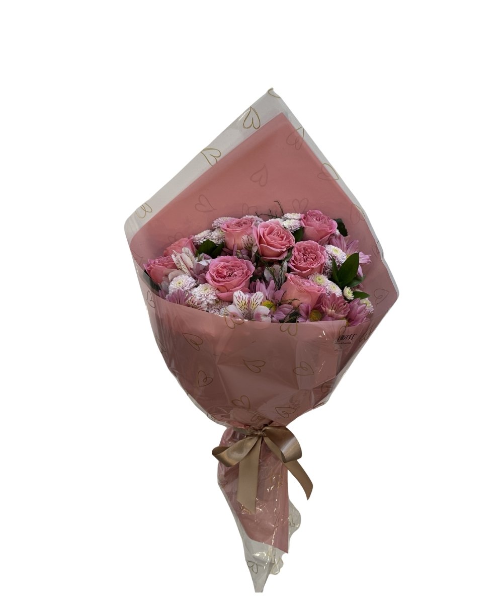 buquê de rosa cor de rosa - Araruama