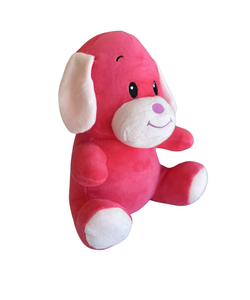 Buquês e Cestas em Araruama | Entrega Rápida - Thay Cestas e Buquês 174 CACHORRO ROSA 25CM