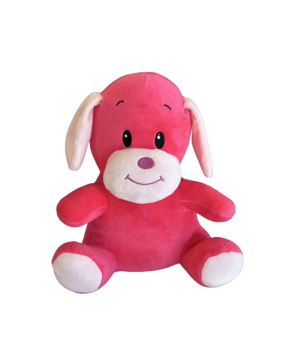 Buquês e Cestas em Araruama | Entrega Rápida - Thay Cestas e Buquês 173 CACHORRO ROSA 25CM