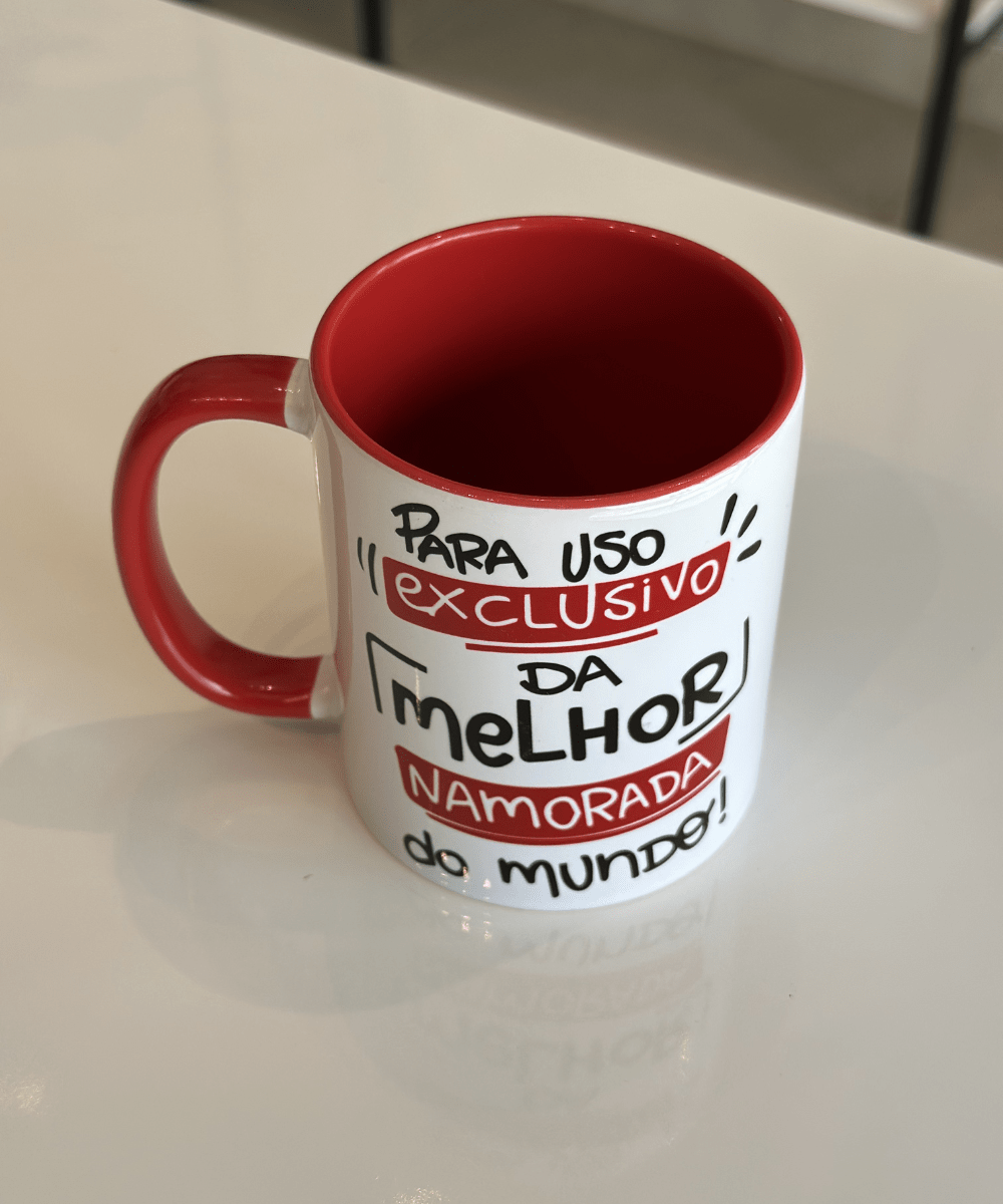 CANECA NAMORADA VERMELHO