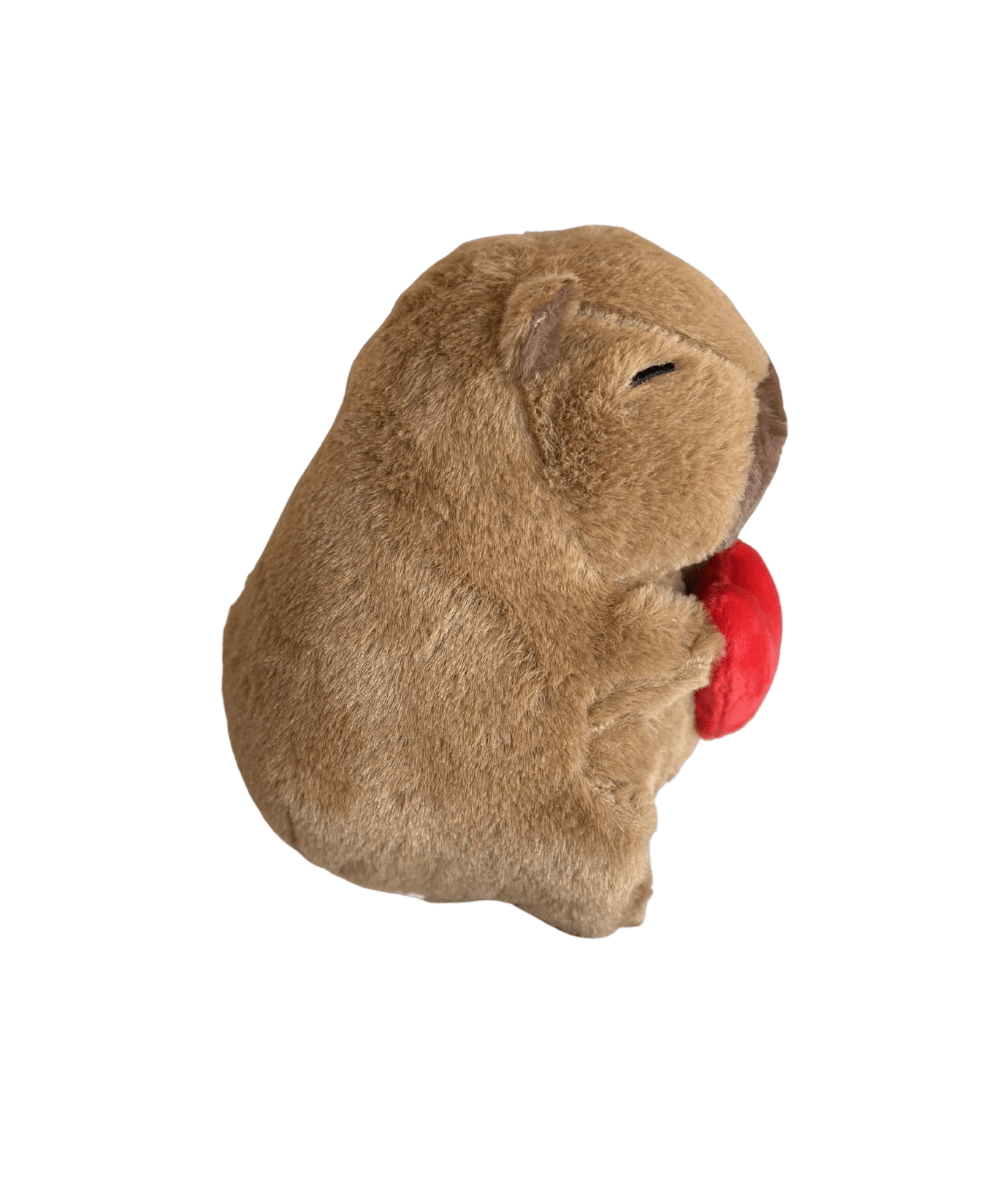 CAPIVARA COM CORAÇÃO 20CM