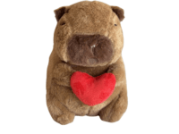 CAPIVARA COM CORAÇÃO 20CM