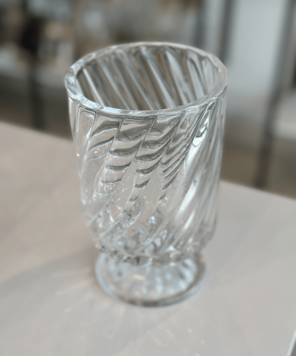 VASO DE VIDRO SELETO 19CM