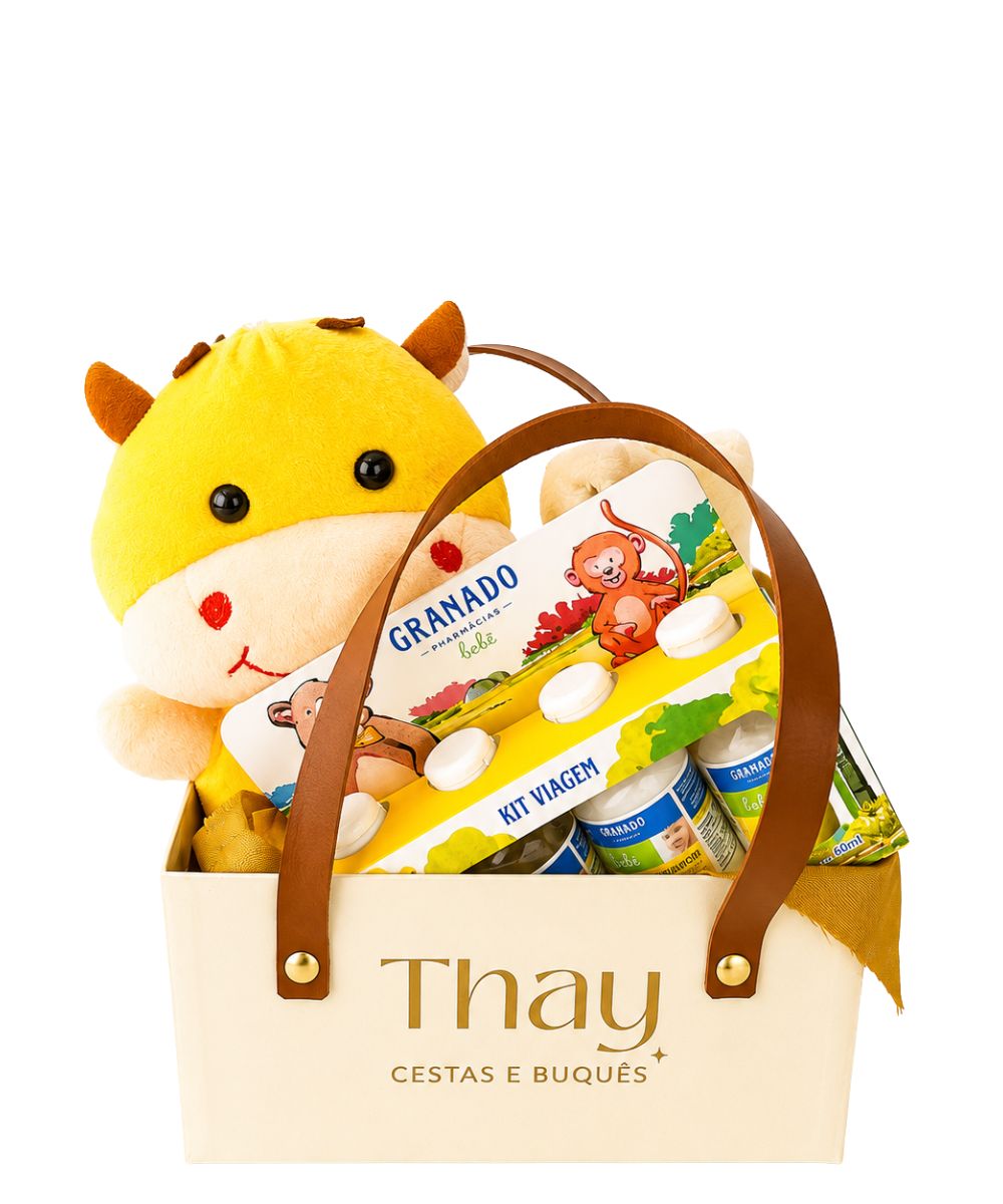 Cesta Baby 1 Cesta para bebê com Kit Granado e toalhinha para presente em Araruama