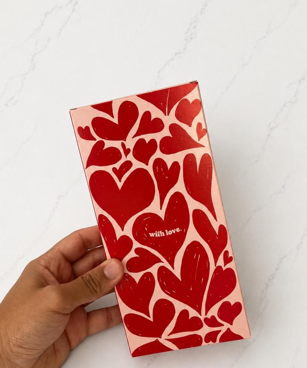 Amor Alpino 2 Caixa romântica com chocolate Alpino para presente em Araruama