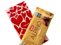 Caixa romântica com chocolate Alpino para presente em Araruama