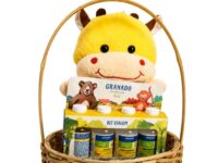 Cesta Baby com Kit Granado Bebê e ursinho de pelúcia em Araruama