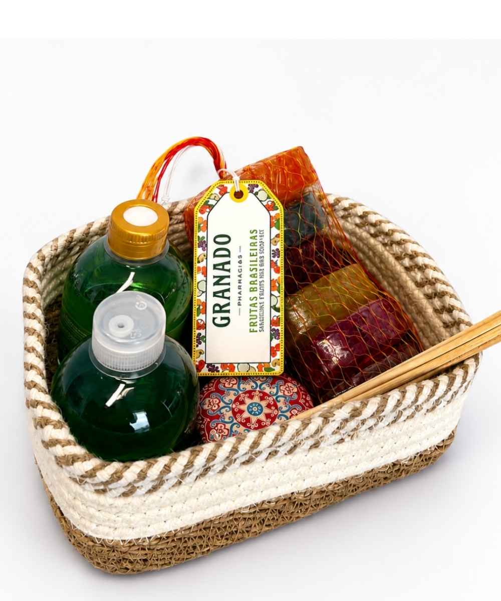 Cesta Serenidade 1 Cesta Serenidade com Granado, vela aromática e itens de autocuidado em Araruama