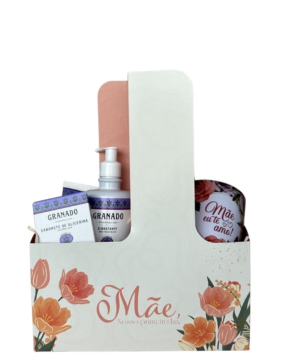 Presente com kit lavanda granado e caneca para mãe em Araruama