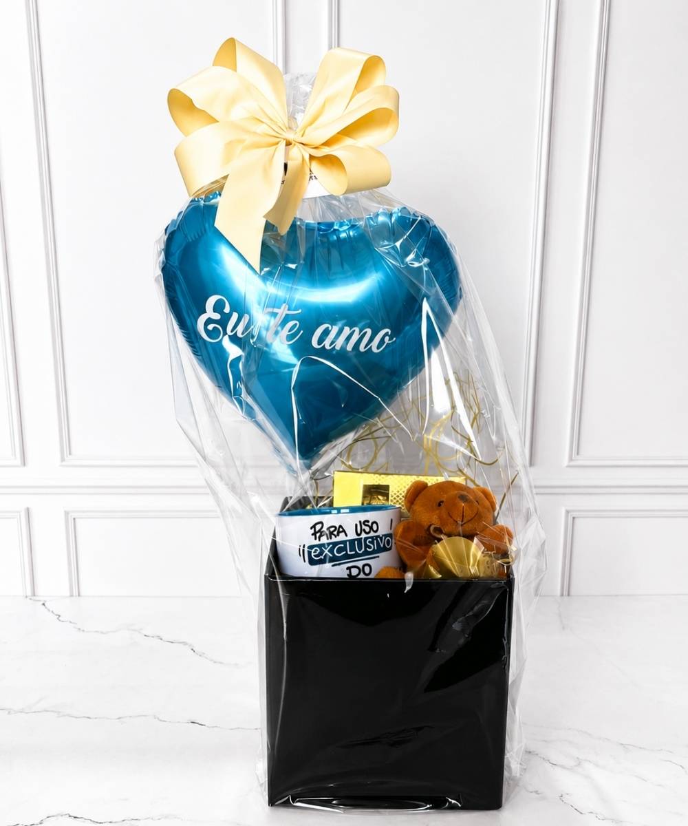 Cesta Melhor Namorado 3 Cesta Melhor Namorado com caneca personalizada, pelúcia e Ferrero Rocher em Araruama