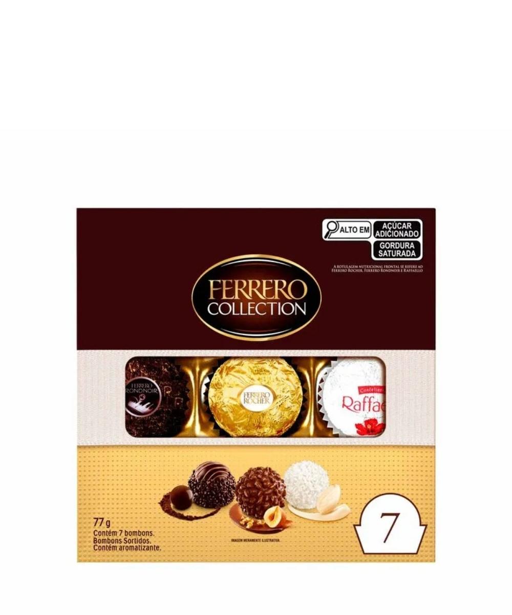 Ferrero Rocher Collection 77g com bombons premium para presente em Araruama