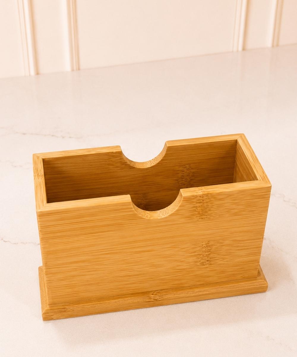 Porta guardanapo de bambu natural para mesa posta em Araruama
