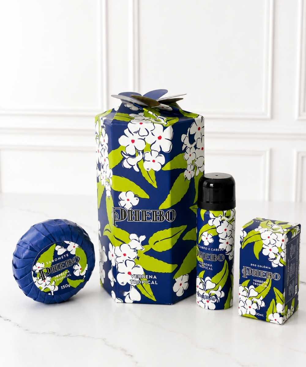 Kit Origens Verbena Tropical com colônia, sabonete e spray para corpo e cabelo em Araruama