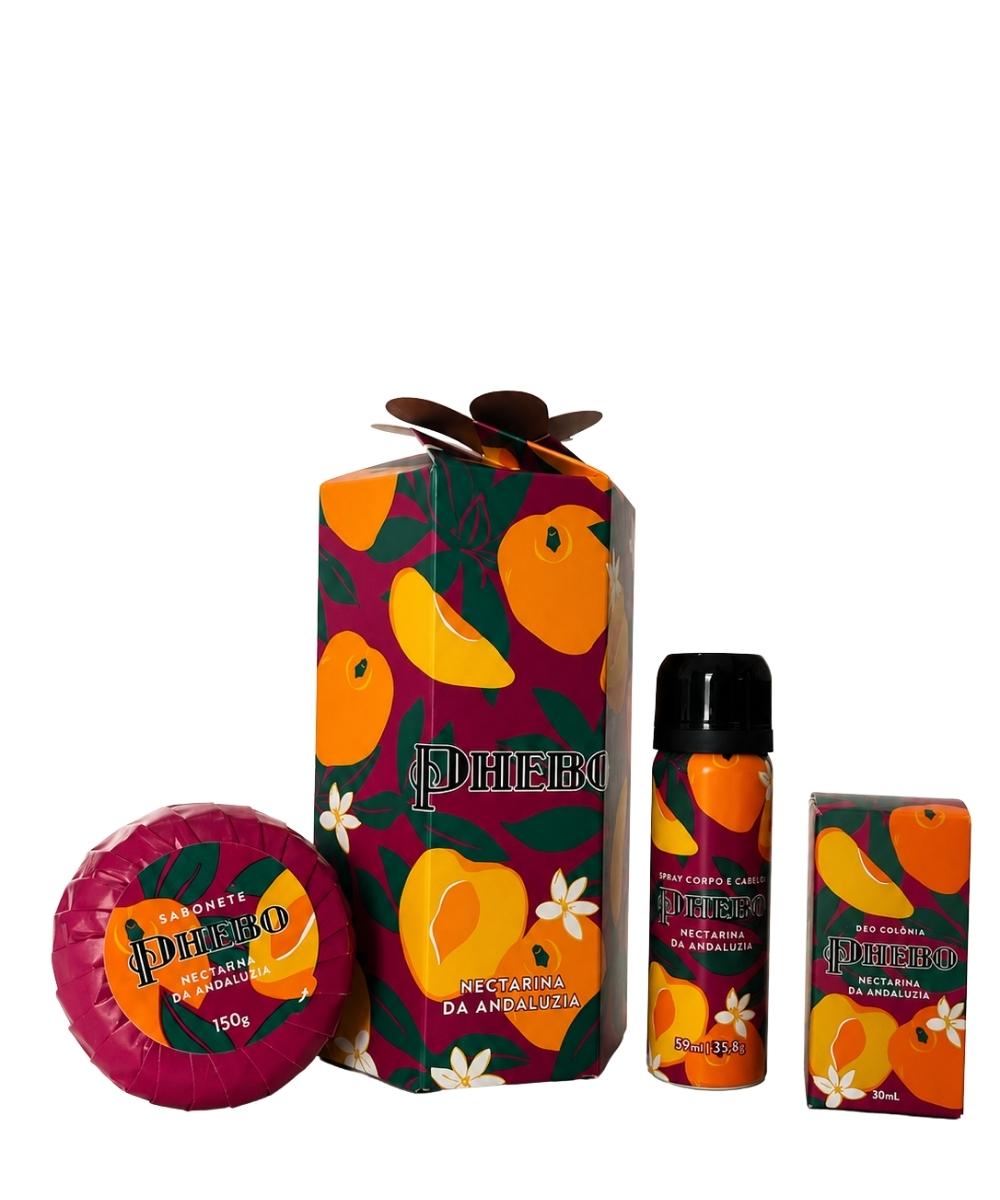 Kit Spray Origens Néctarina de Andaluzia com colônia, sabonete e spray para corpo e cabelo em Araruama