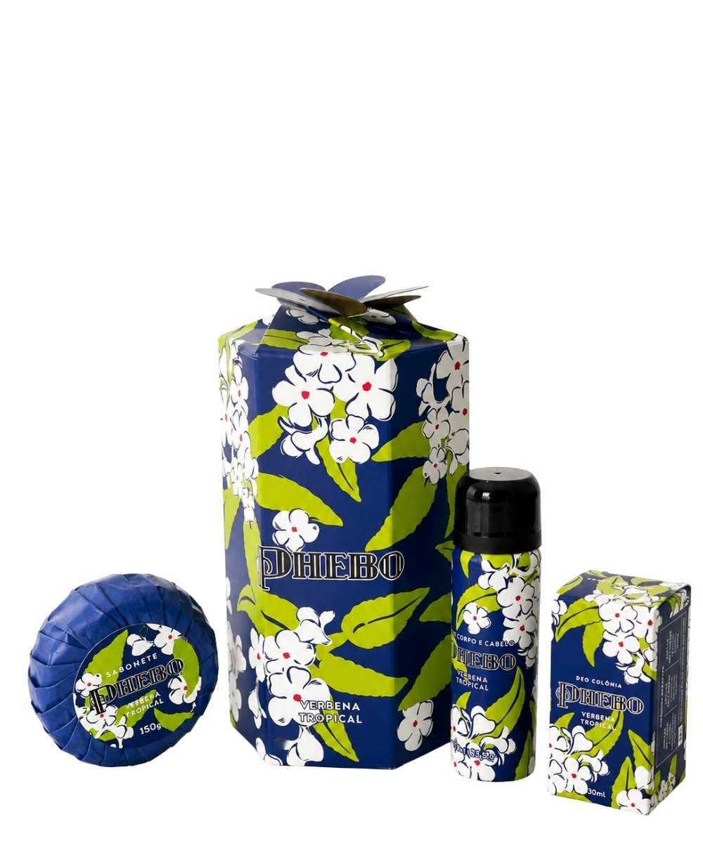 Kit Origens Verbena Tropical com colônia, sabonete e spray para corpo e cabelo em Araruama