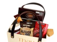 Cesta de chocolate premium com Ferrero Rocher, Lindor e Nutella em Araruama