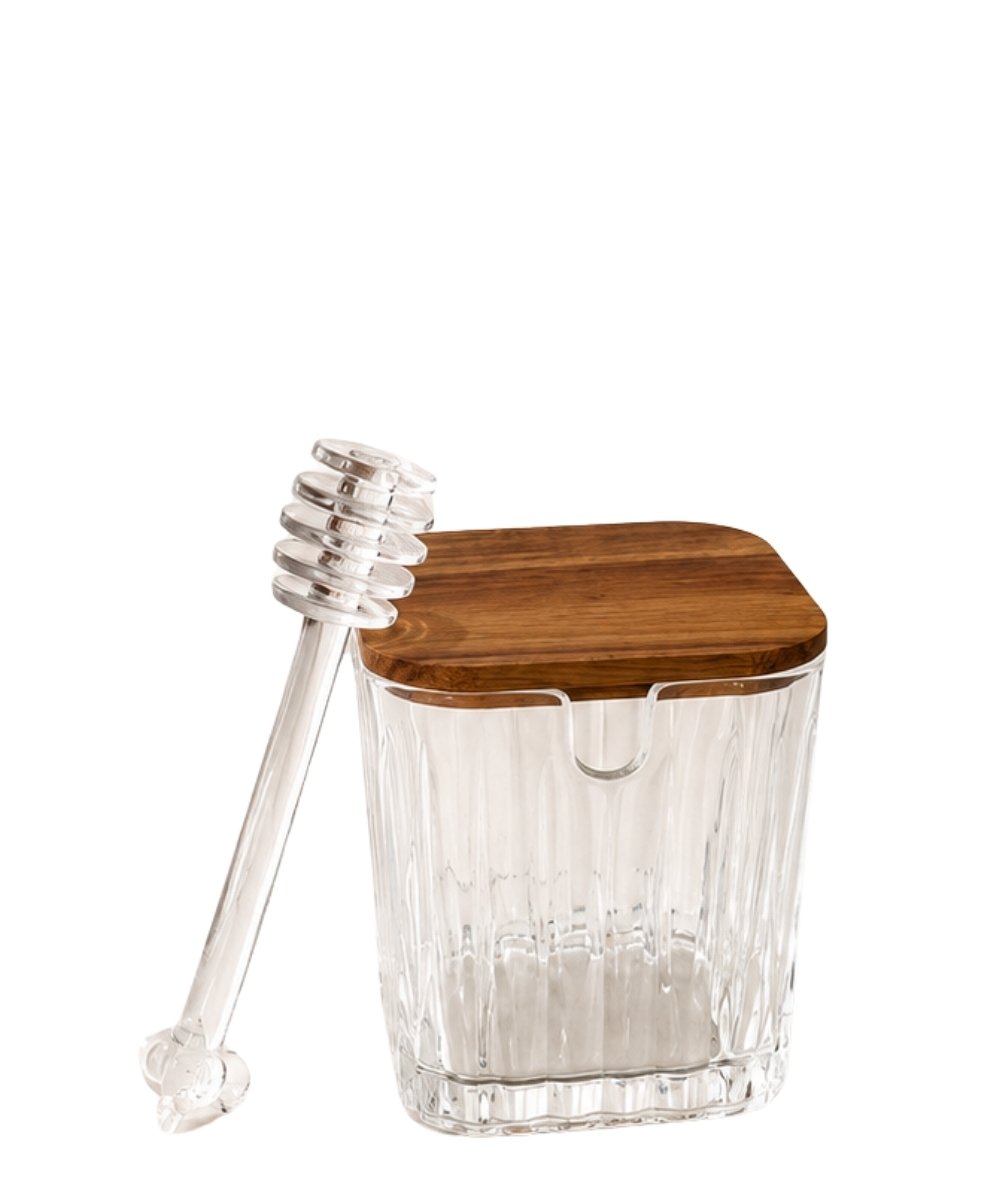 Meleira Monte Carlo Hauskraft 300ml em vidro com colher para mesa posta