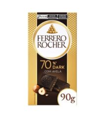 Barra de Chocolate Ferrero Rocher 70% Dark com Avelã 90g em Araruama