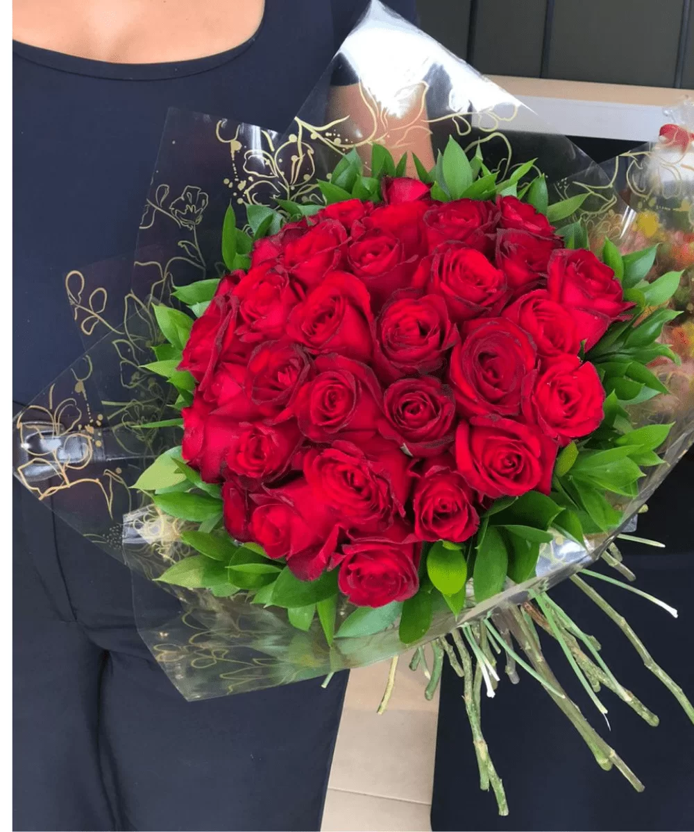 Buquê 30 Rosas Vermelhas Premium - Imagem 2