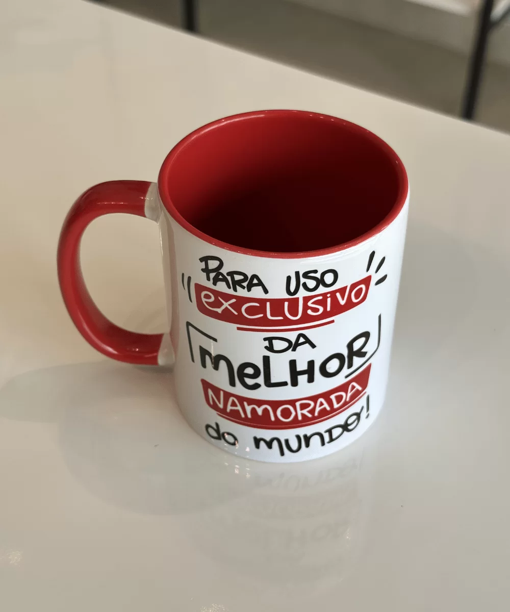 CANECA NAMORADA VERMELHO