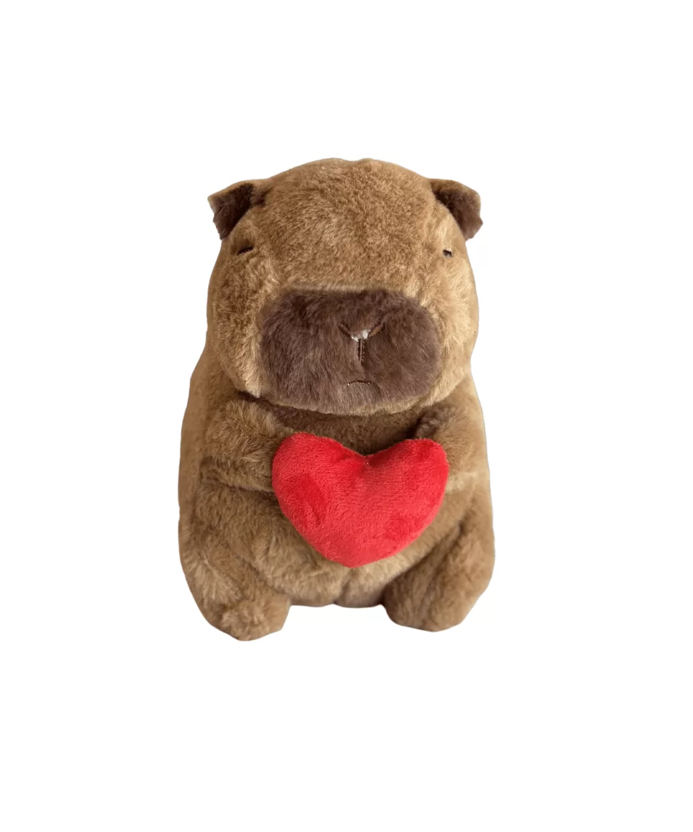CAPIVARA COM CORAÇÃO 20CM