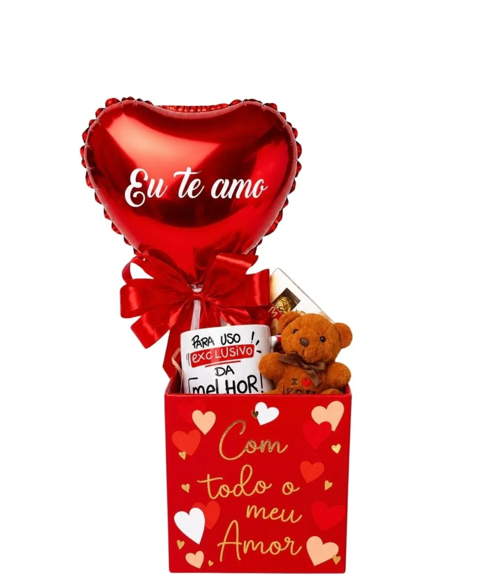 Buquês e Cestas em Araruama | Entrega Rápida - Thay Cestas e Buquês 11 Presente romântico para namorada com caneca personalizada e Ferrero Rocher em Araruama